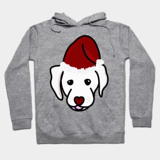 Puppy in christmas bonnet Hoodie